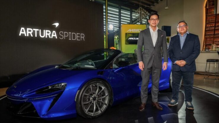 mclaren artura spider launch 2024 01