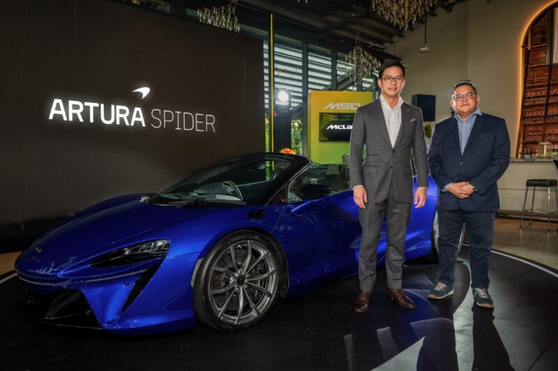mclaren artura spider launch 2024 01