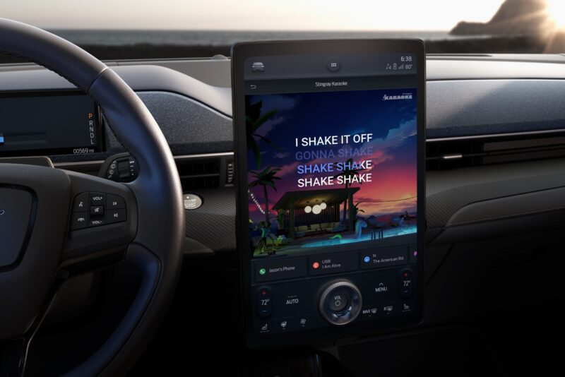 Mustang Mach-E Stingray Karaoke App