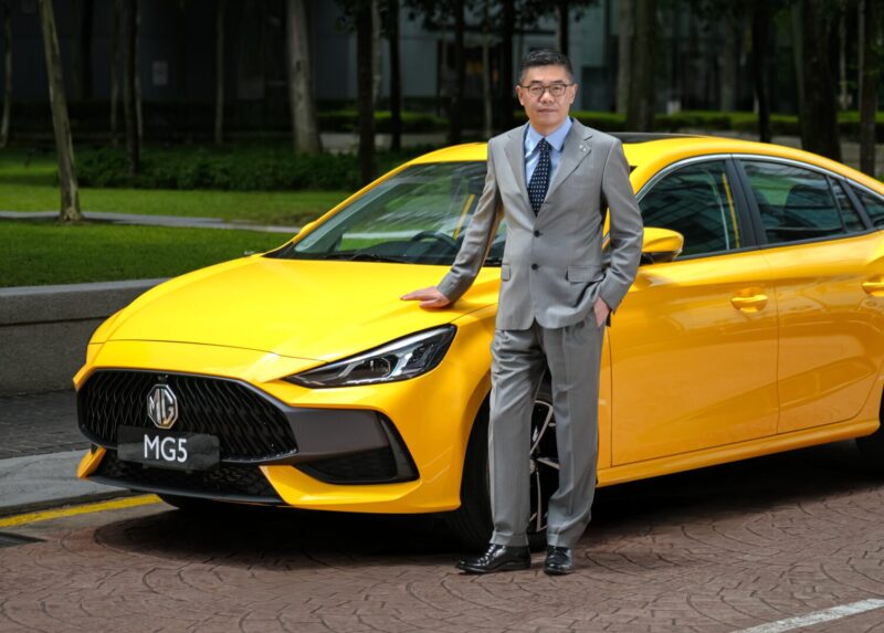 Mr Emory QiFeng with all new MG5