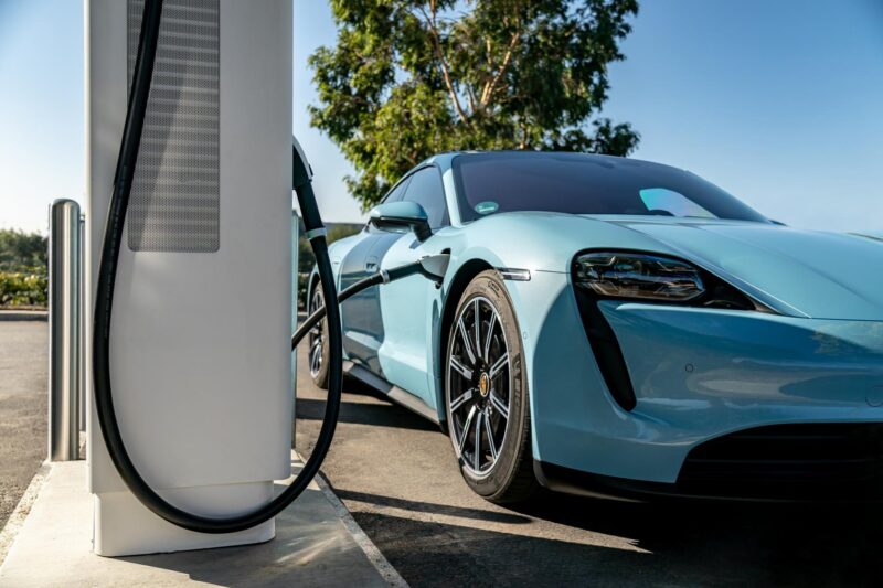 Porsche Taycan charging