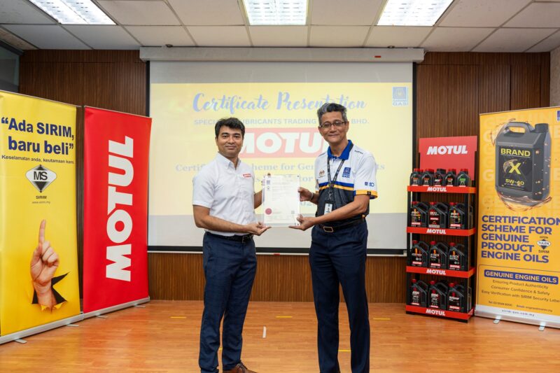 01. Motul Earns Prestigious SIRIM Certification, Reinforcing Quality and Authenticity in Malaysia